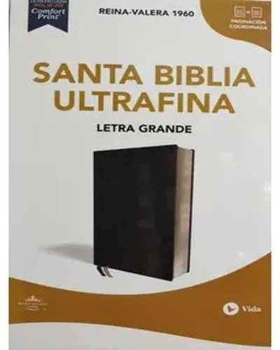 Biblia Rvr60 Ultrafina Lg Piel Interior A Dos Colores Negro