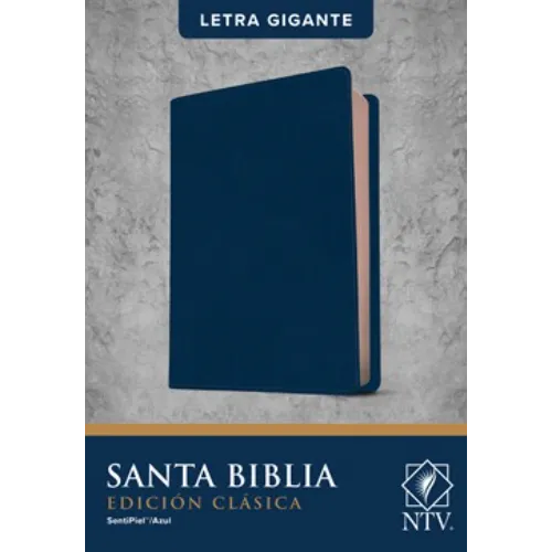 Biblia NTV Edición Clásica Sentipiel Azul